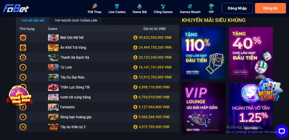 Game Bắn Cá Thần Tài tại 72win